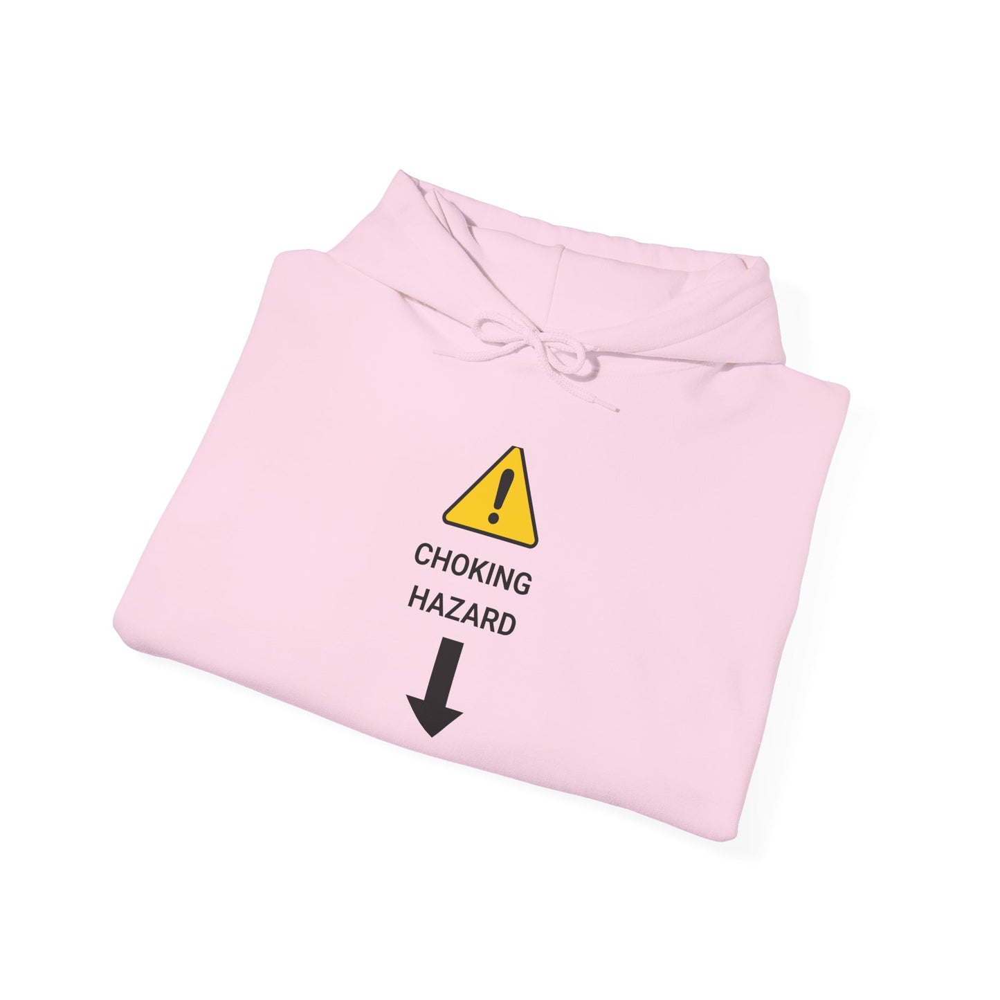 "CHOKING HAZARD' Unwearablez 'Caution' meme Collection Unisex Hoodie