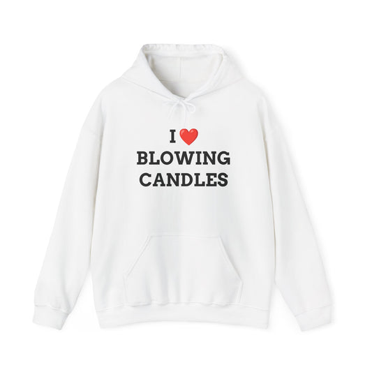 "I ❤️Blowing Candles" Unwearablez 'Blowing candles' meme Collection Unisex Hoodie