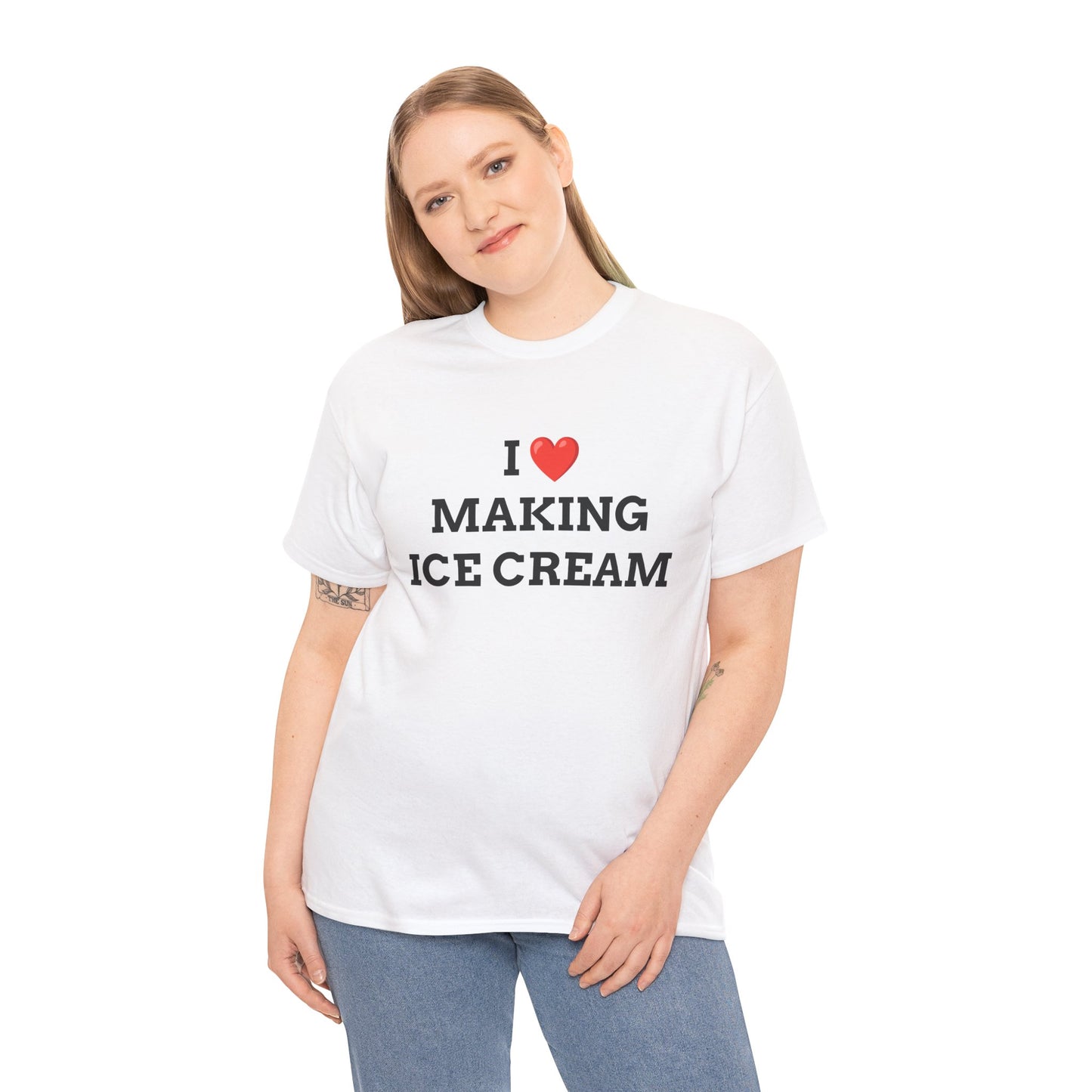 "I love Making Ice Cream" - Unwearablez 'Ice Cream' meme Collection Unisex tee