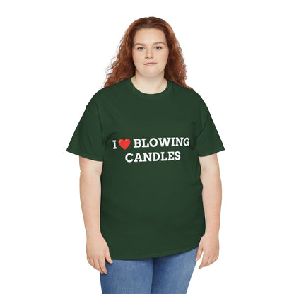 "I love blowing candles" - Unwearablez 'Blowing Candles' meme Collection Unisex tee