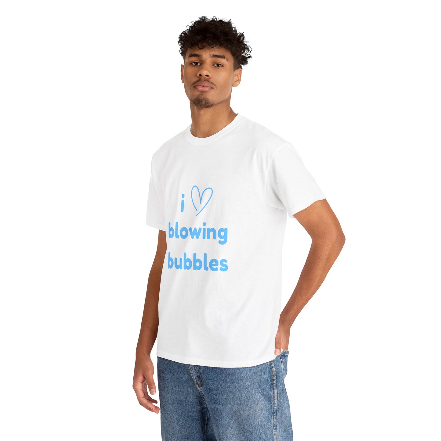 "I love blowing bubbles" - Unwearablez "Blowing Bubbles" Collection Unisex tee