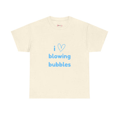 "I LOVE BLOWING BUBBLES" - Unwearablez 'BLOWING BUBBLES' meme Collection Unisex tee - EU EDITION