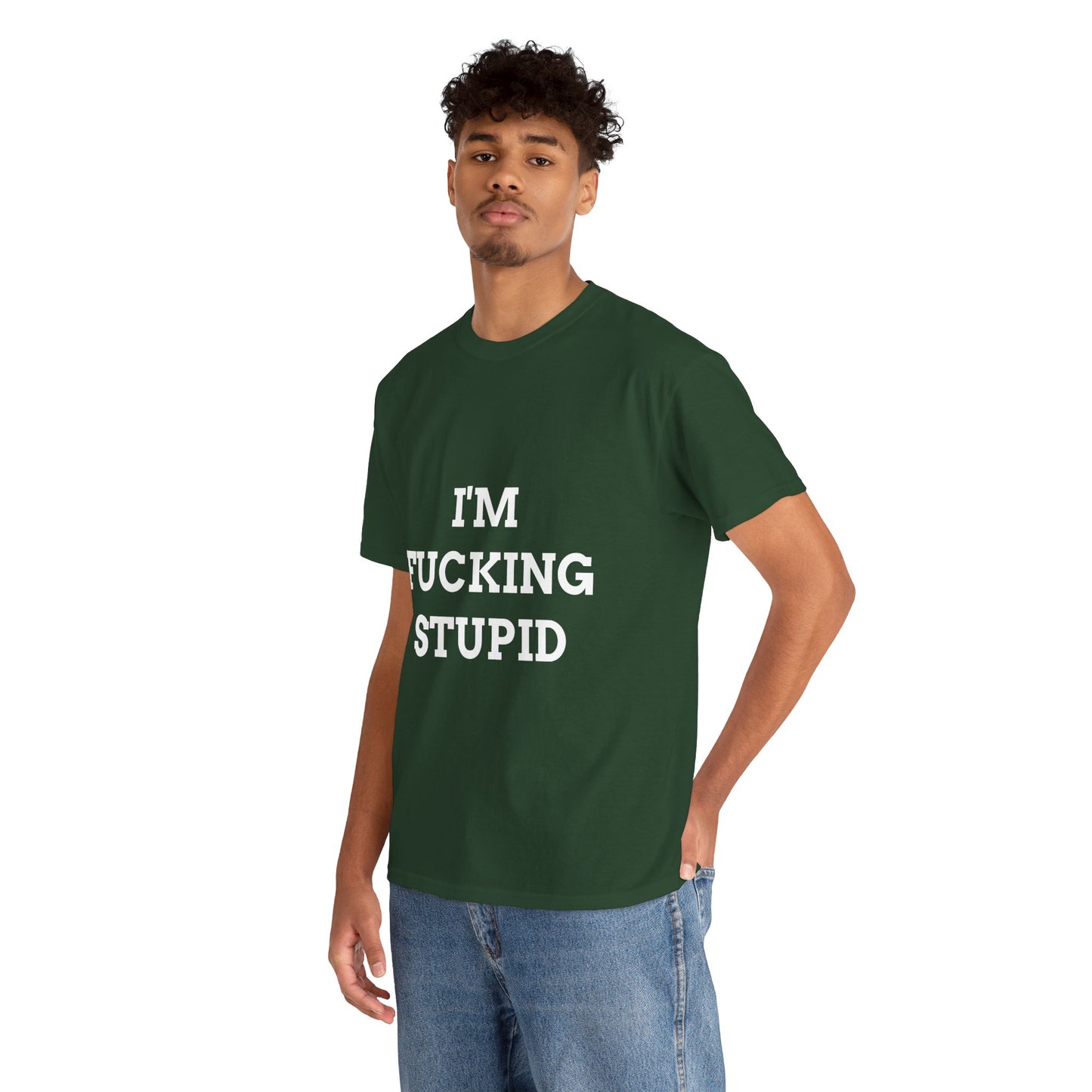 "I'm f*cking Stupid" - Unwearablez 'F*cking Stupid' meme Collection Unisex tee
