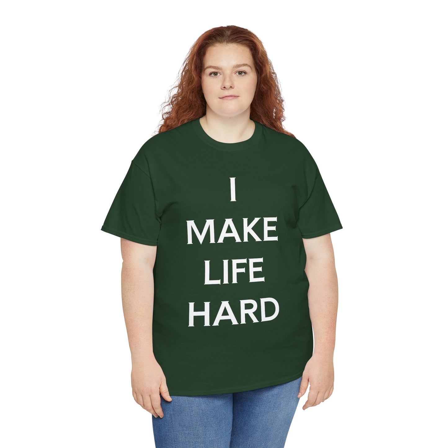 "I make Life Hard" - Unwearablez 'Hard + Life' meme Collection Unisex tee