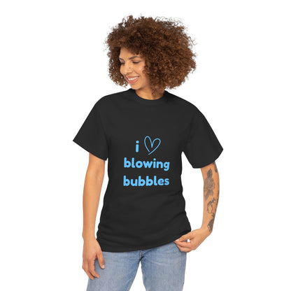 "I LOVE BLOWING BUBBLES" - Unwearablez 'BLOWING BUBBLES' meme Collection Unisex tee - EU EDITION