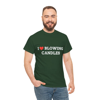 "I love blowing candles" - Unwearablez 'Blowing Candles' meme Collection Unisex tee