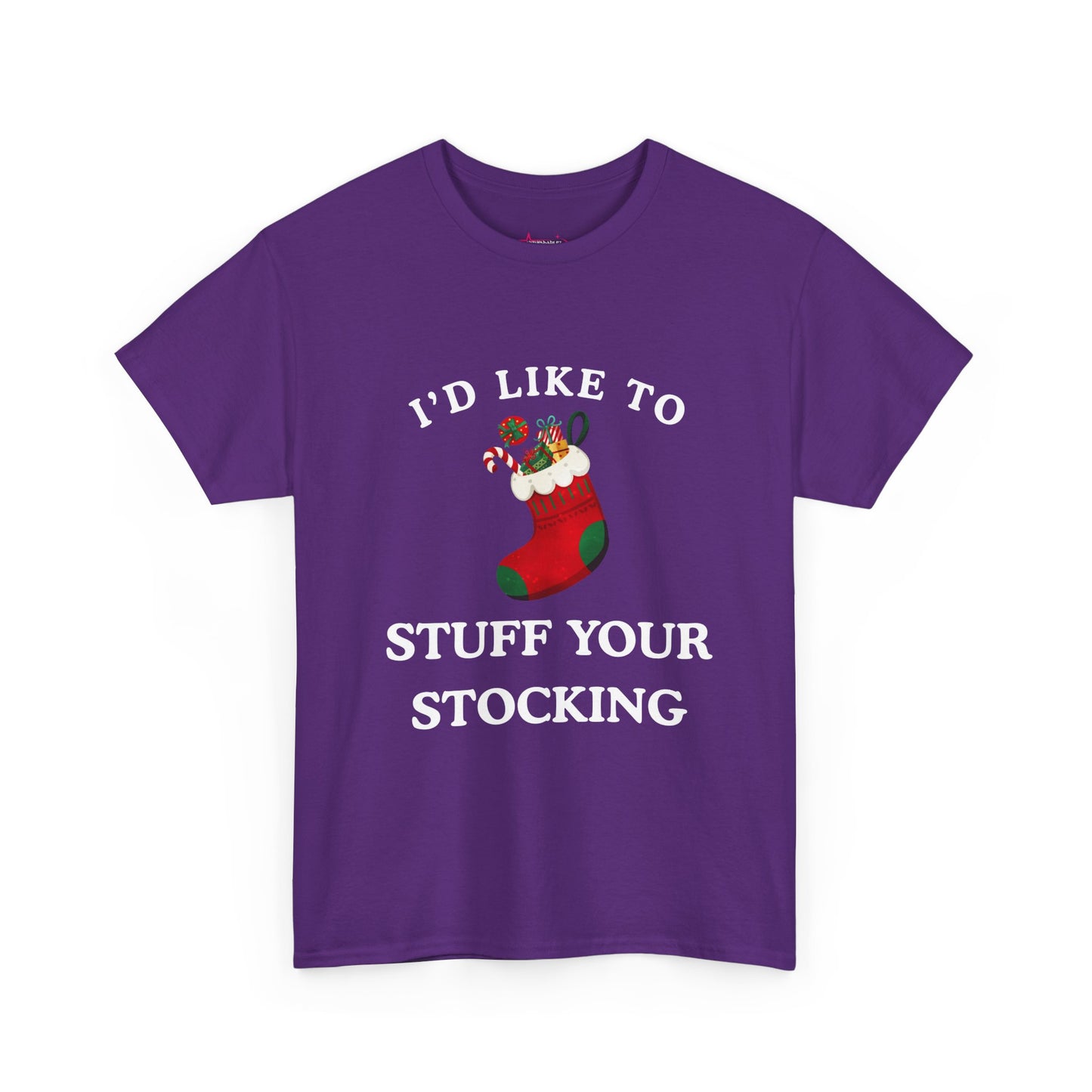 "I'D LIKE TO STUFF YOUR STOCKING" - Unwearablez' 'Xmas' Collection Unisex tee - US Edition
