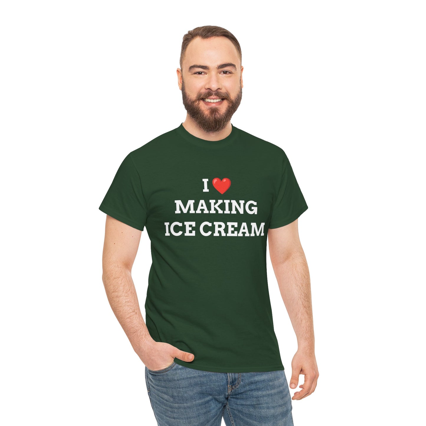 "I love Making Ice Cream" - Unwearablez 'Ice Cream' meme Collection Unisex tee