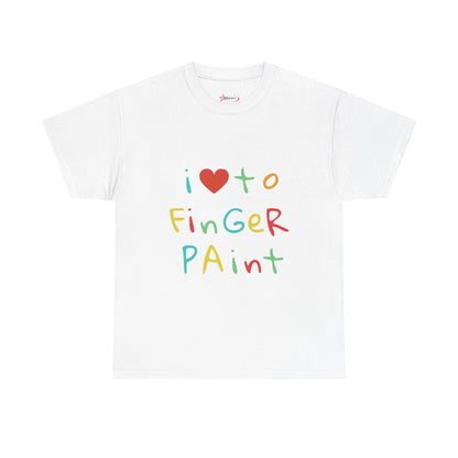 "I Love to Finger Paint" - Unwearablez finger paint meme Collection Unisex tee