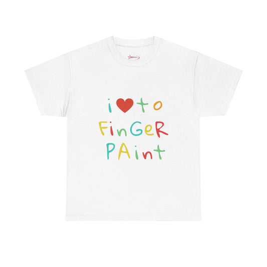 "I Love to Finger Paint" - Unwearablez finger paint meme Collection Unisex tee