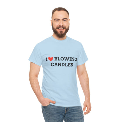 "I love blowing candles" - Unwearablez 'Blowing Candles' meme Collection Unisex tee