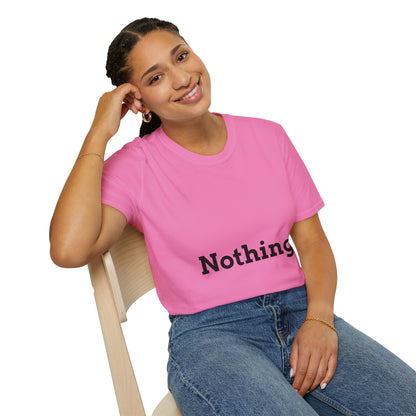 "NOTHING" - Unwearablez JET2 meme Collection Unisex tee - UK EDITION