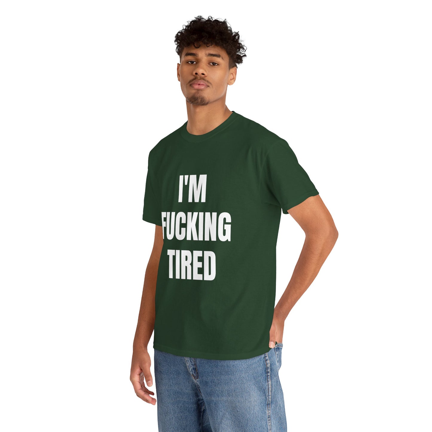 "I'M F*CKING TIRED" - Unwearablez TIRED meme Collection Unisex tee