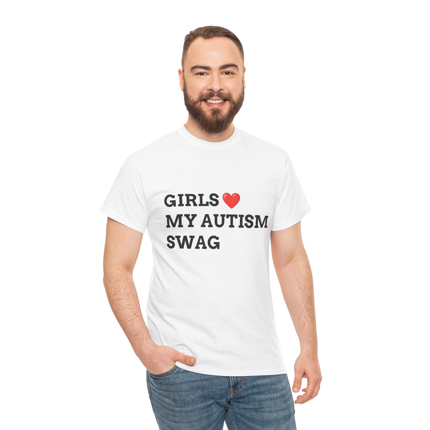 "GIRLS LOVE MY AUTISM SWAG" - Unwearablez 'AUTISM' meme Collection Unisex tee