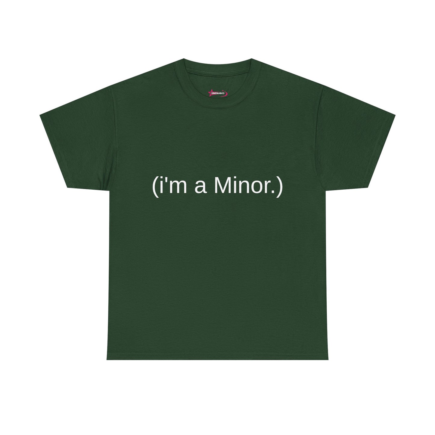 "(i'm a minor.)" - Unwearablez 'ILLEGAL' meme Collection Unisex tee - EU Edition