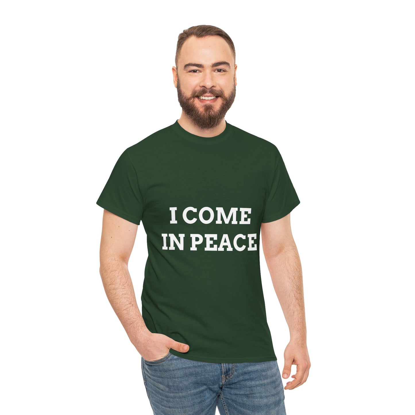 "I COME IN PEACE" - Unwearablez 'PEACE' meme Collection Unisex tee - EU Edition