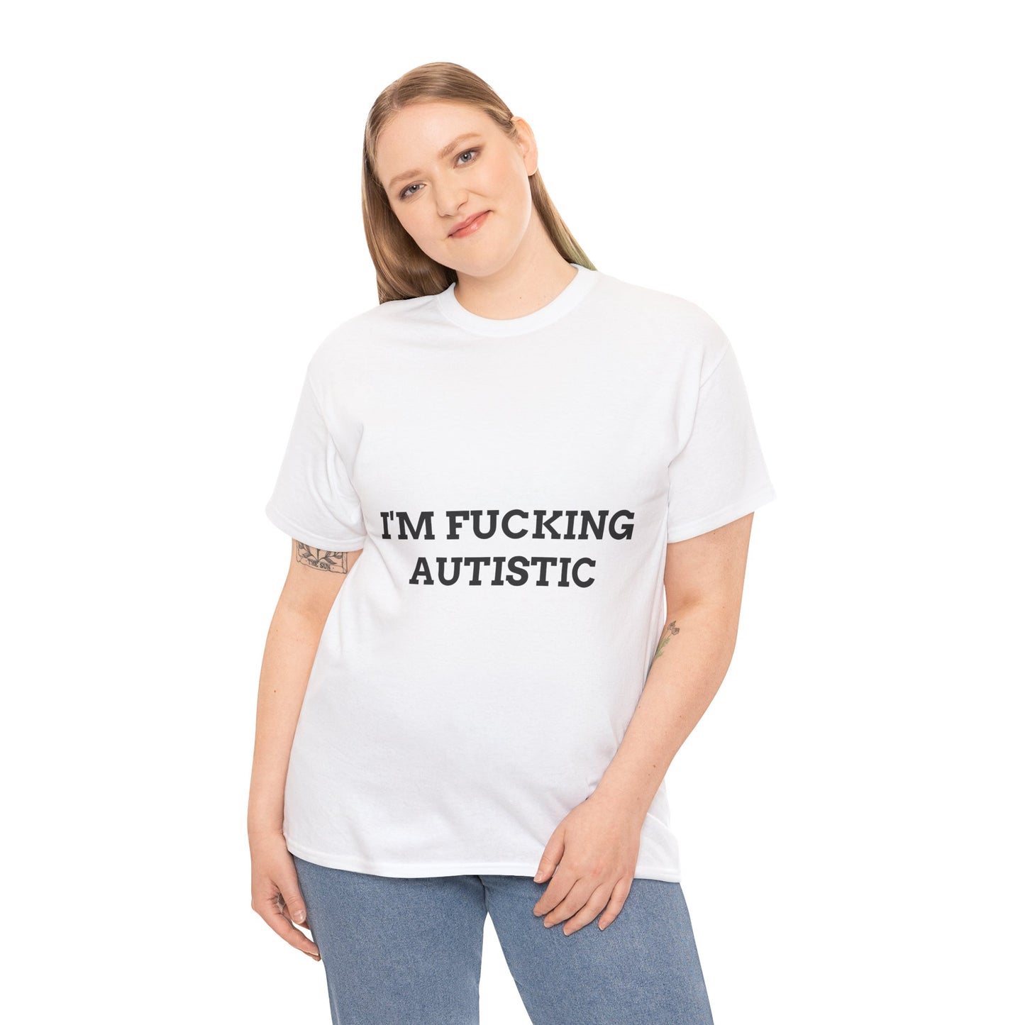 "I'M F*CKING AUTISTIC" - Unwearablez 'AUTISM' meme Collection Unisex tee - EU EDITION