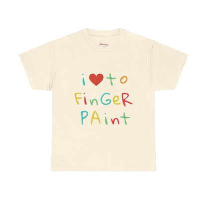 "I LOVE TO FINGER PAINT" - Unwearablez 'FINGER PAINT' meme Collection Unisex tee - EU EDITION