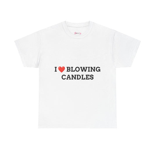 "I LOVE BLOWING CANDLES" - Unwearablez 'BLOWING CANDLES' meme Collection Unisex tee - EU EDITION