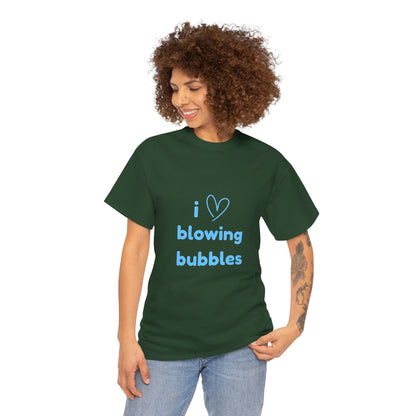 "I LOVE BLOWING BUBBLES" - Unwearablez 'BLOWING BUBBLES' meme Collection Unisex tee - EU EDITION