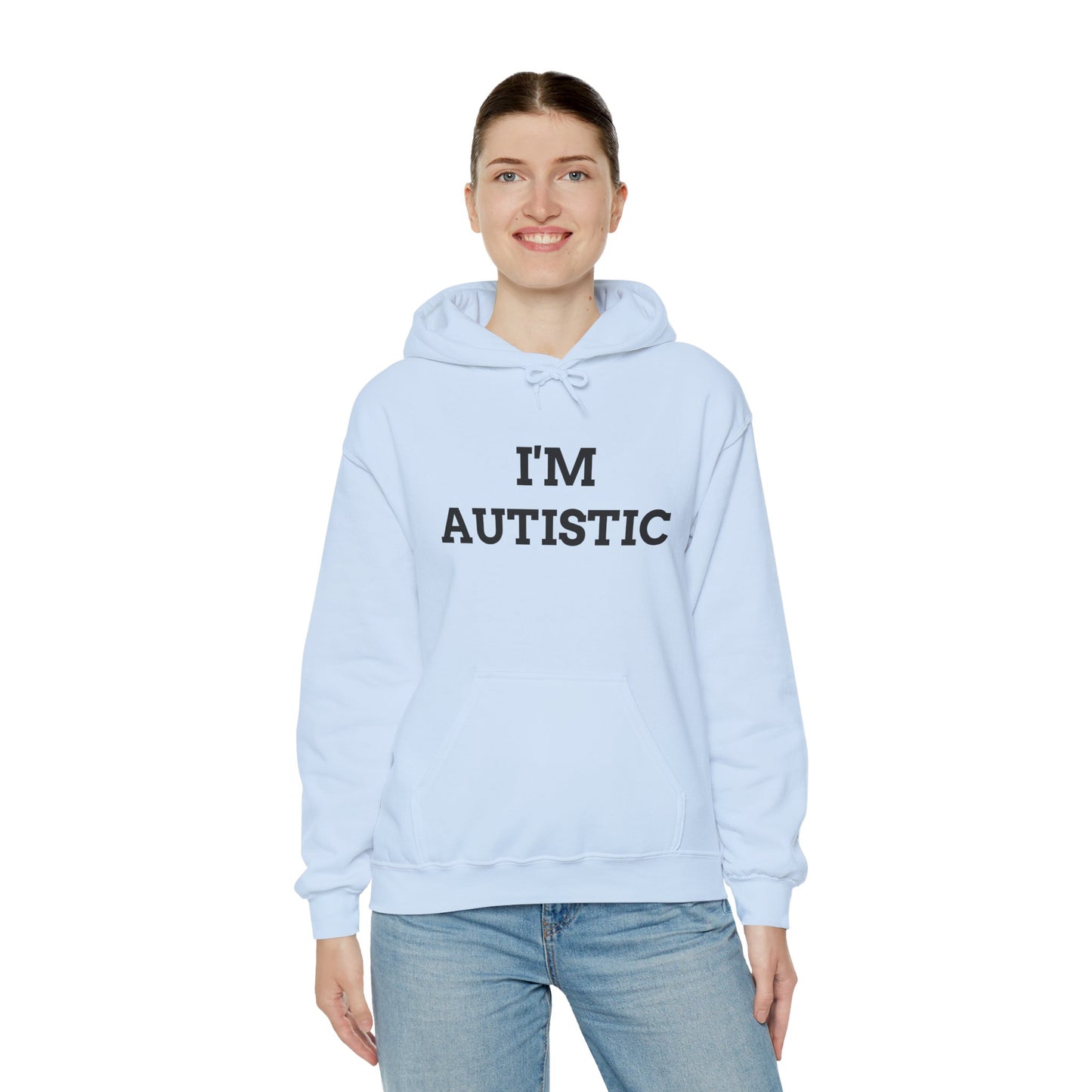 "I'M AUTISTIC" Unwearablez 'AUTISM' meme Collection Unisex Hoodie