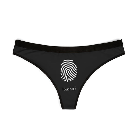 'TOUCH ID' - Unwearablez' 'ID' Collection Women's Thongs - US Edition