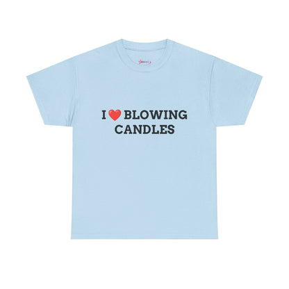 "I love blowing candles" - Unwearablez 'Blowing Candles' meme Collection Unisex tee