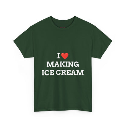 "I LOVE MAKING ICE CREAM" - Unwearablez 'ICE CREAM' meme Collection Unisex tee - EU EDITION