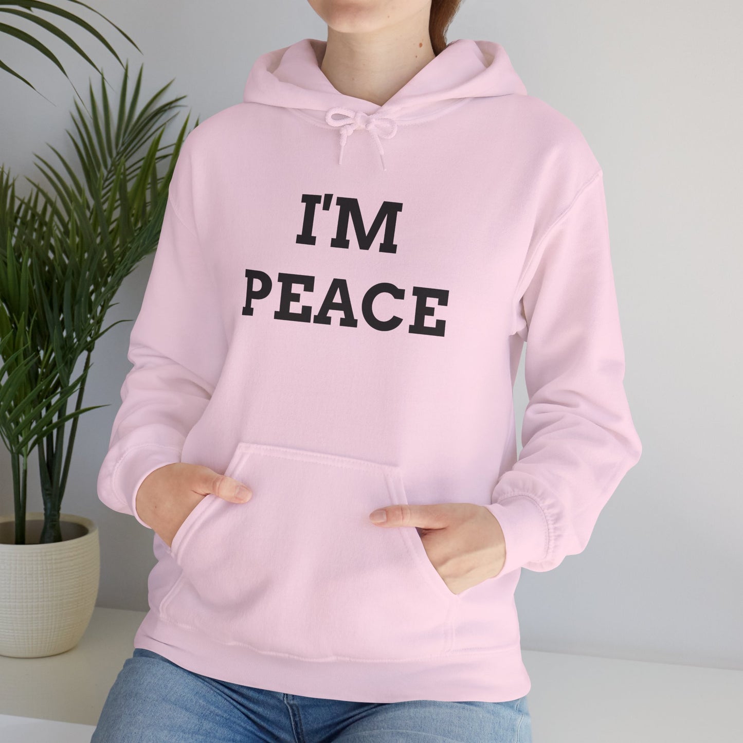 "I'M PEACE" Unwearablez 'Peace' meme Collection Unisex Hoodie