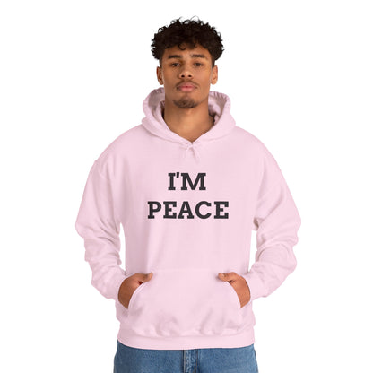 "I'M PEACE" Unwearablez 'Peace' meme Collection Unisex Hoodie