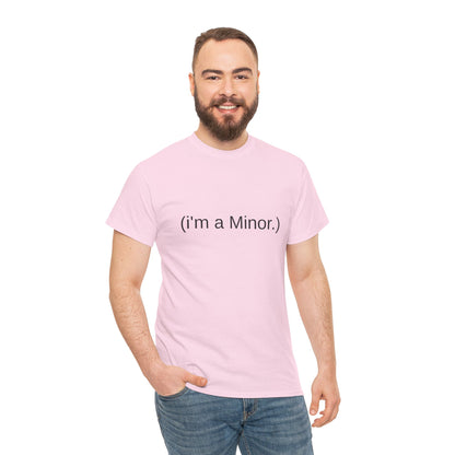 "(i'm a minor)" - Unwearablez 'ILLEGAL' meme Collection Unisex tee - US Edition