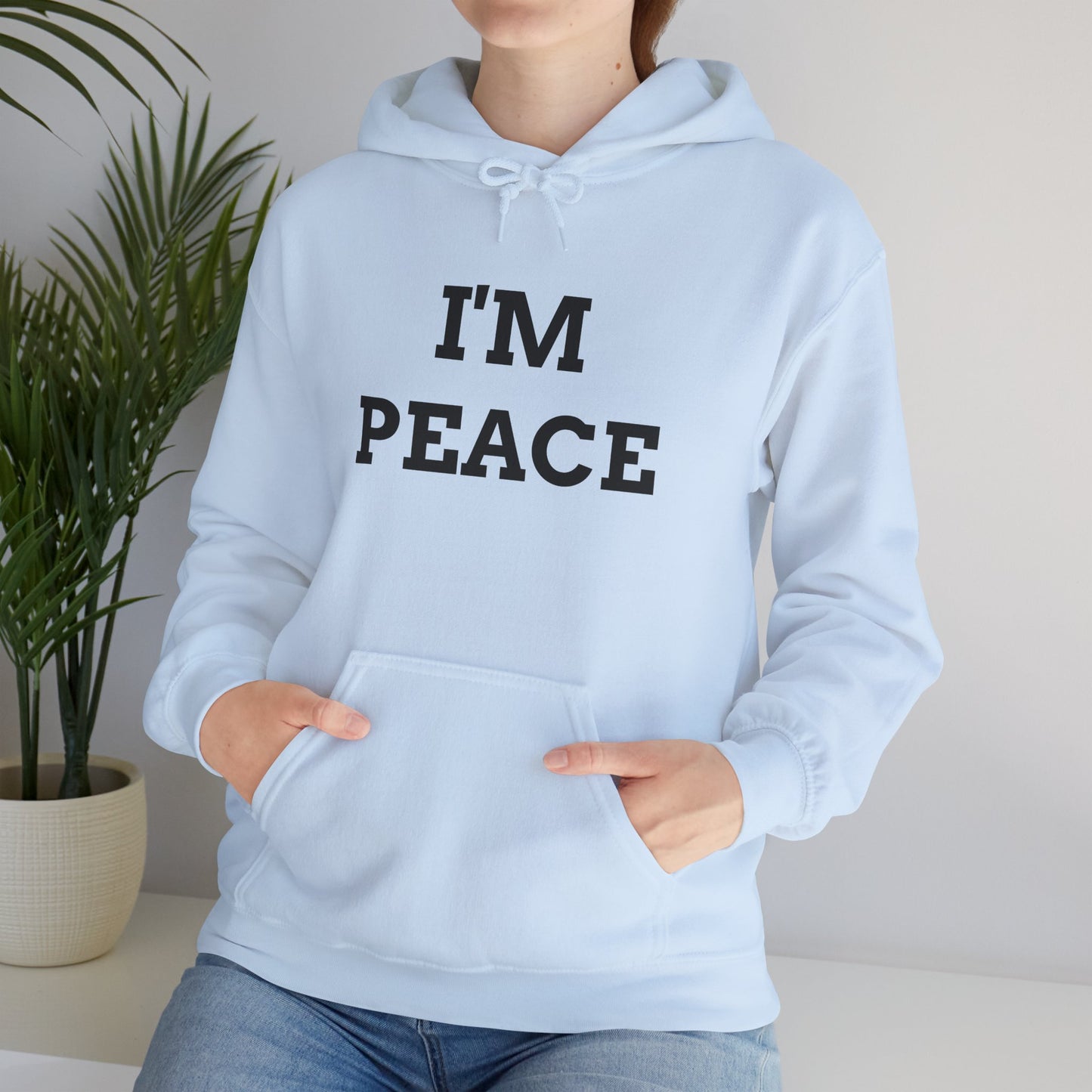 "I'M PEACE" Unwearablez 'Peace' meme Collection Unisex Hoodie