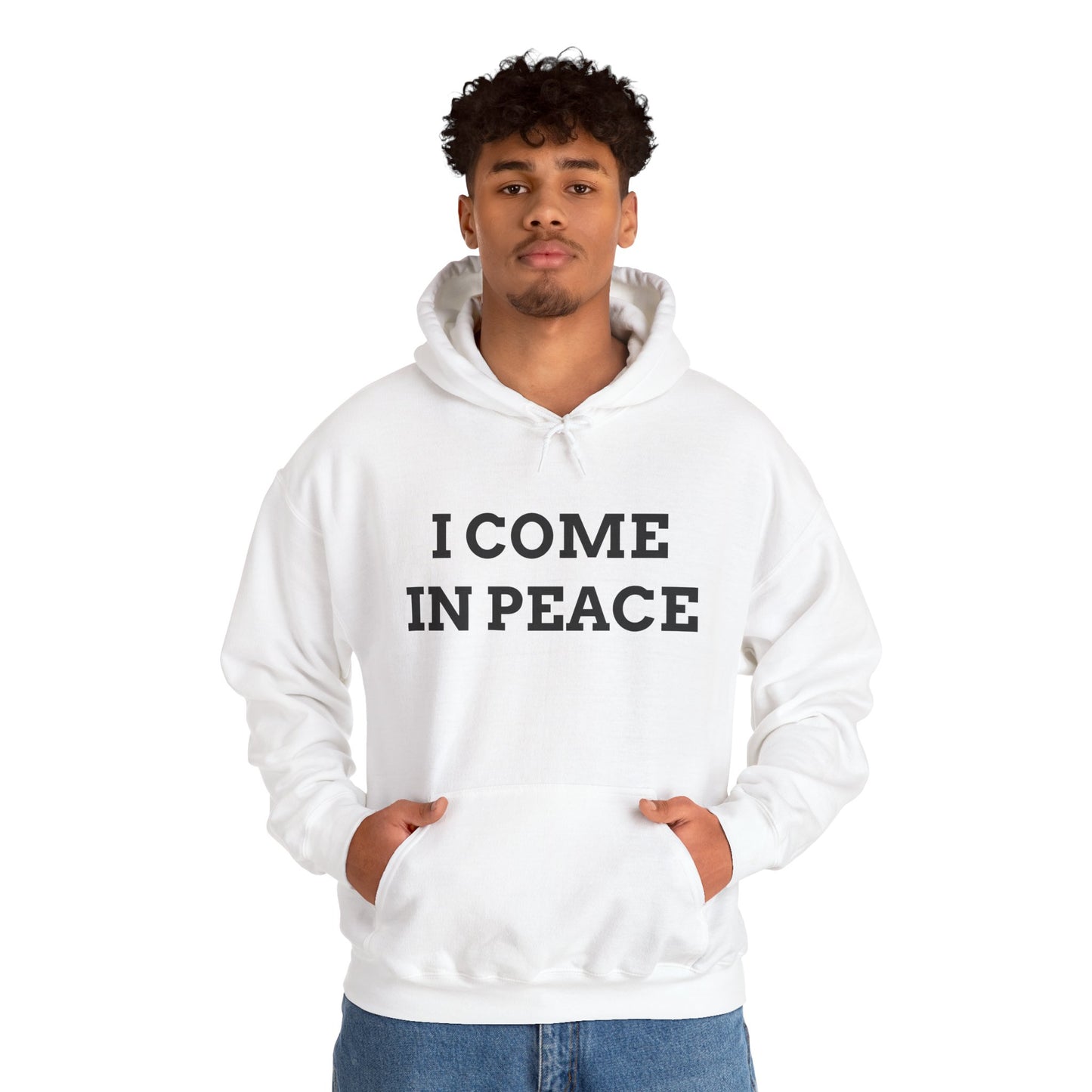 "I Come in Peace" Unwearablez 'Peace' meme Collection Unisex Hoodie