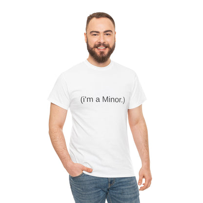 "(i'm a minor)" - Unwearablez 'ILLEGAL' meme Collection Unisex tee - US Edition