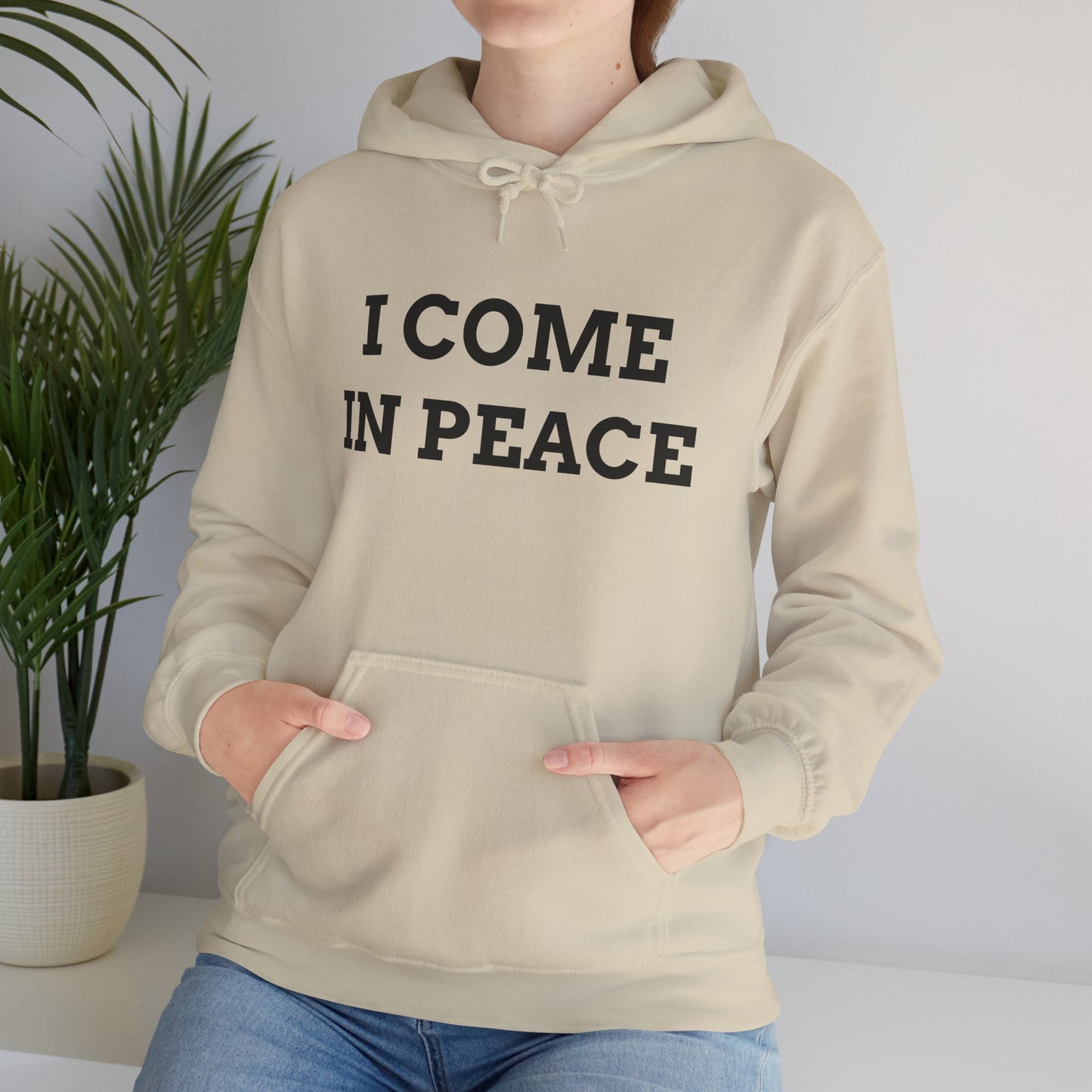 "I Come in Peace" Unwearablez 'Peace' meme Collection Unisex Hoodie