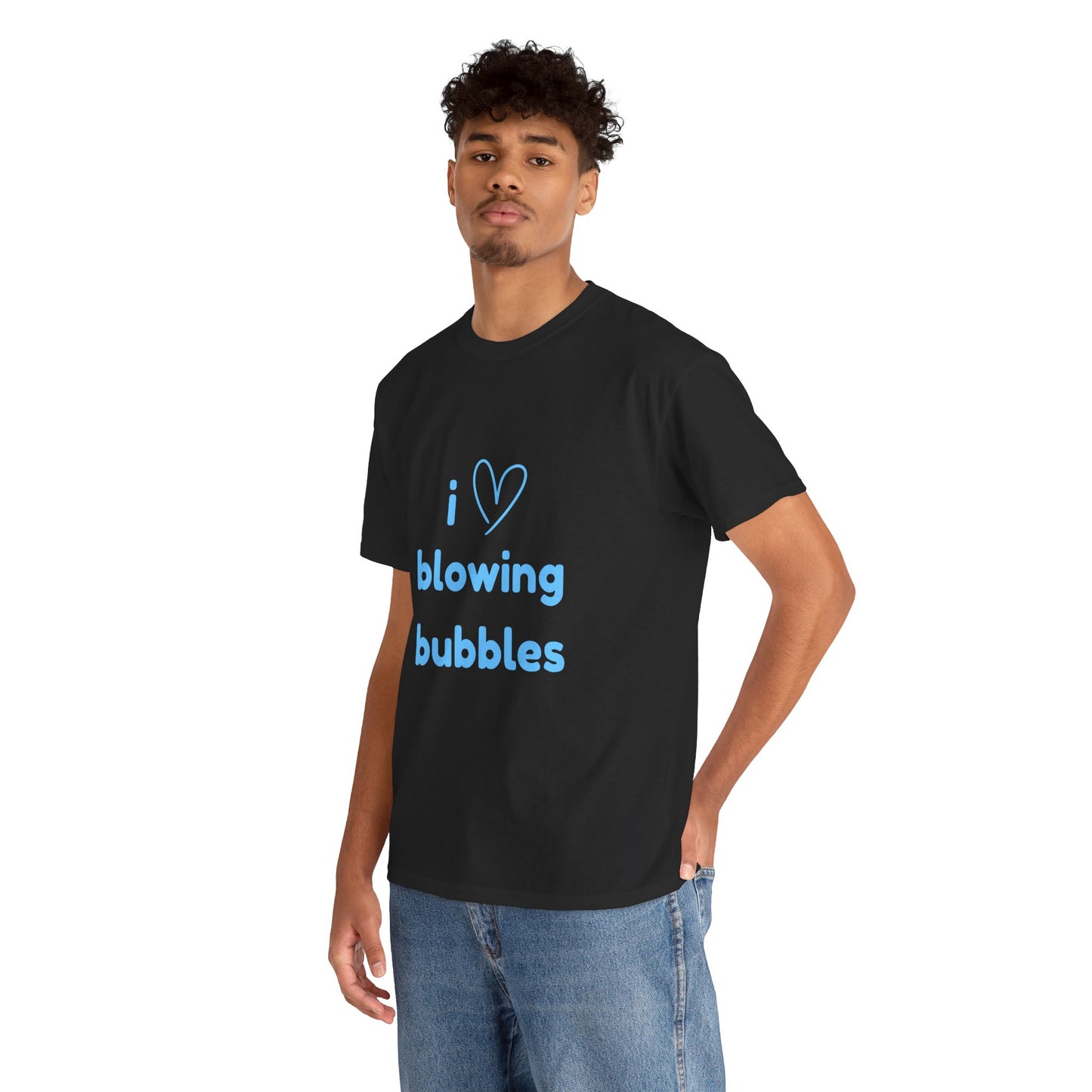 "I love blowing bubbles" - Unwearablez "Blowing Bubbles" Collection Unisex tee