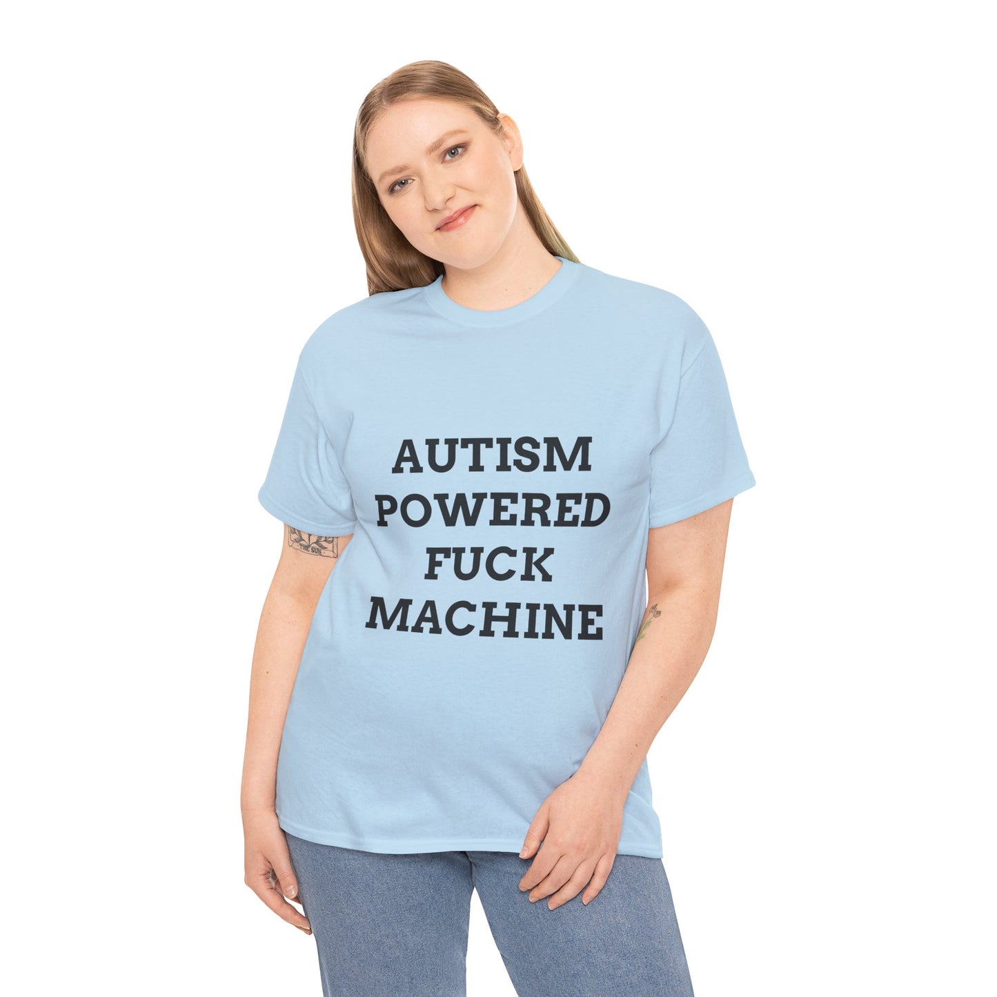 "AUTISM POWERED F*CK MACHINE" - Unwearablez 'AUTISM' meme Collection Unisex tee