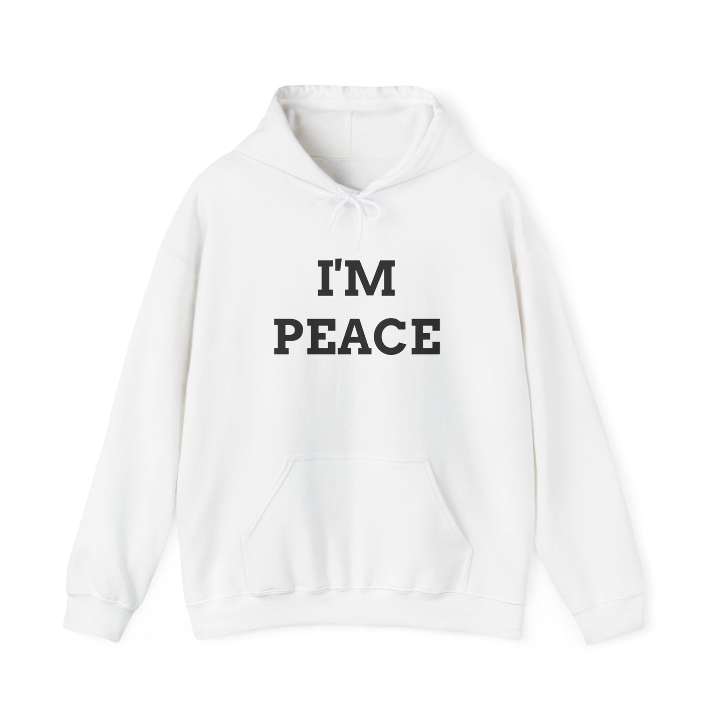 "I'M PEACE" Unwearablez 'Peace' meme Collection Unisex Hoodie