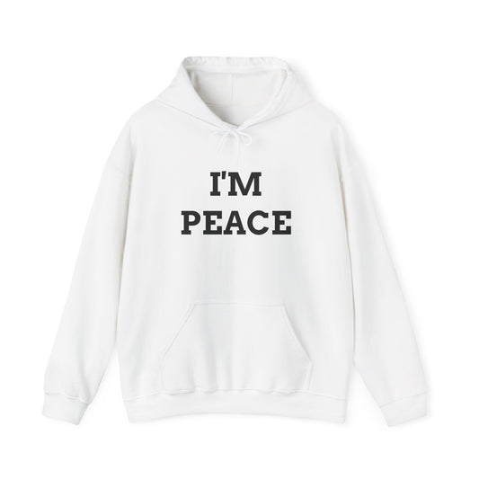 "I'M PEACE" Unwearablez 'Peace' meme Collection Unisex Hoodie