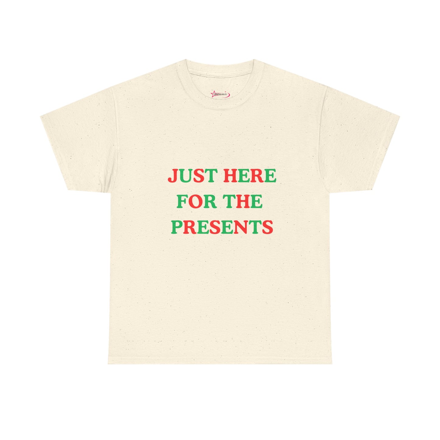 "JUST HERE FOR THE PRESENTS" - Unwearablez 'Xmas' Collection Unisex tee - US Edition