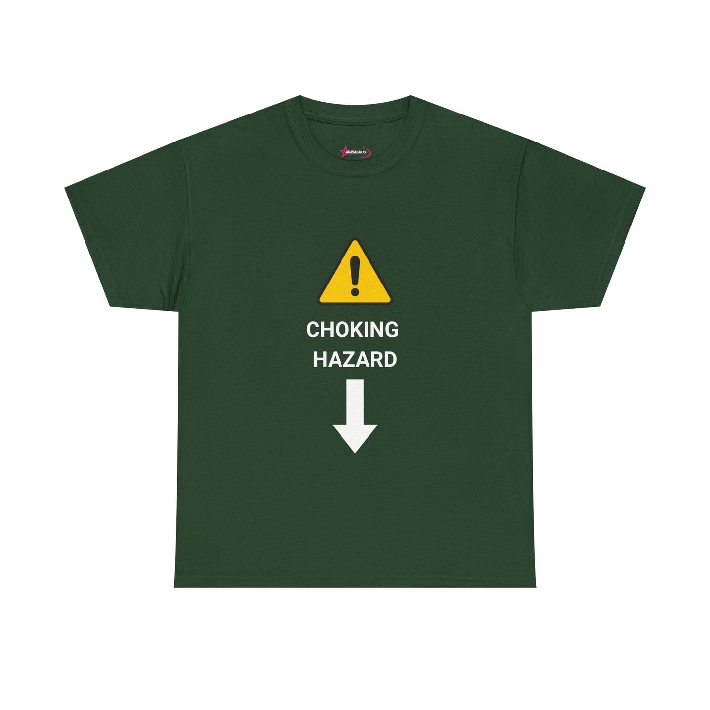 "CHOKING HAZARD' Unwearablez 'Caution' meme Collection Unisex tee - EU EDITION