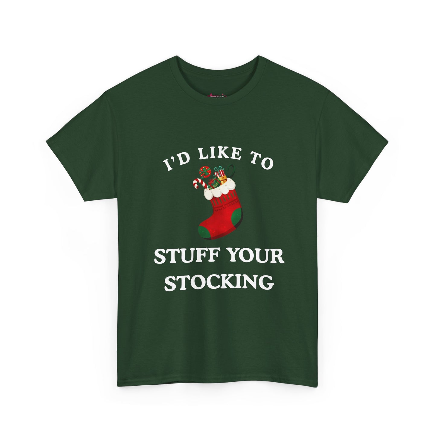 "I'D LIKE TO STUFF YOUR STOCKING" - Unwearablez' 'Xmas' Collection Unisex tee - US Edition