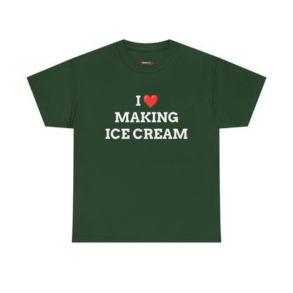 "I love Making Ice Cream" - Unwearablez 'Ice Cream' meme Collection Unisex tee