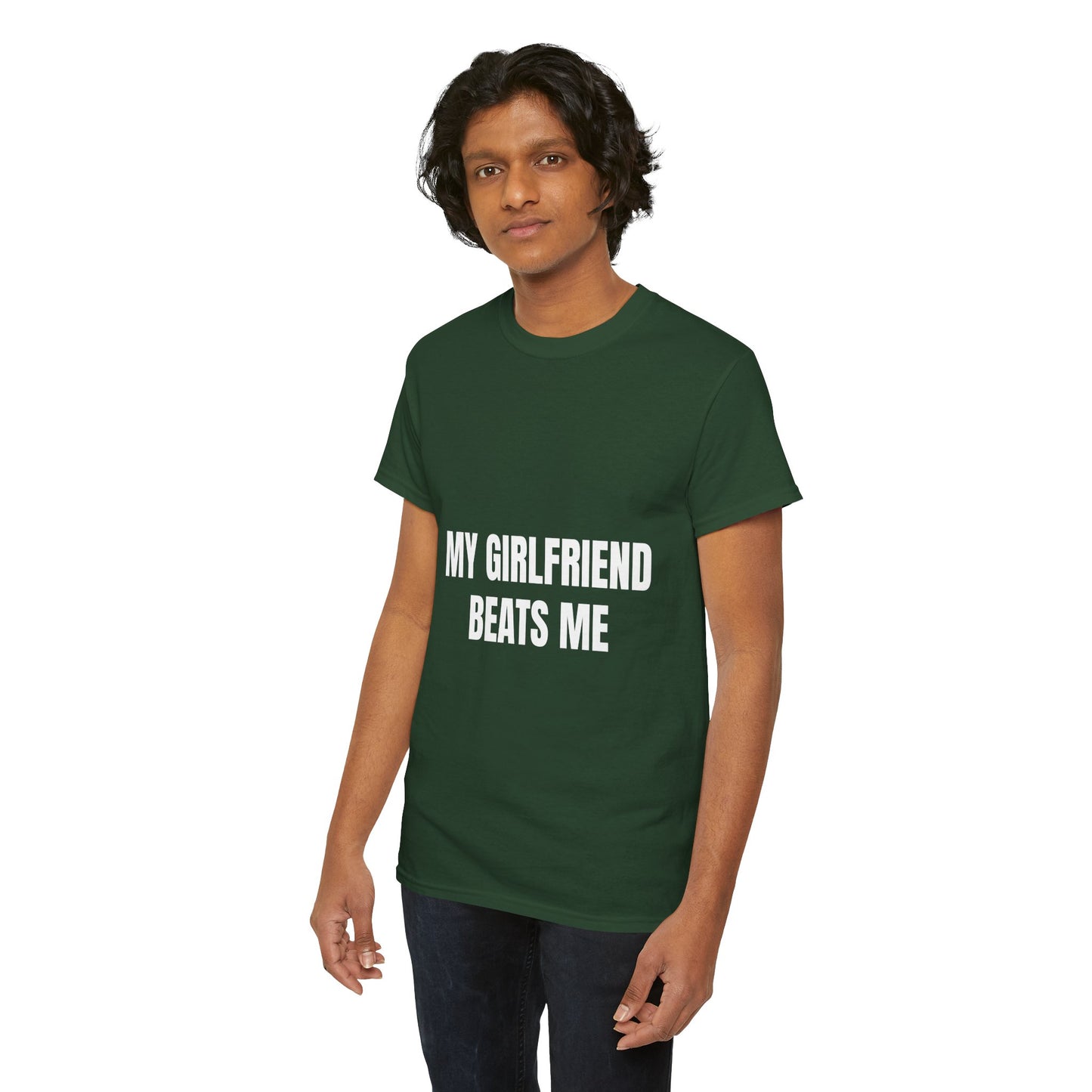 "My Girlfriend Beats me" - Unwearablez 'Domestic' meme Collection Unisex tee