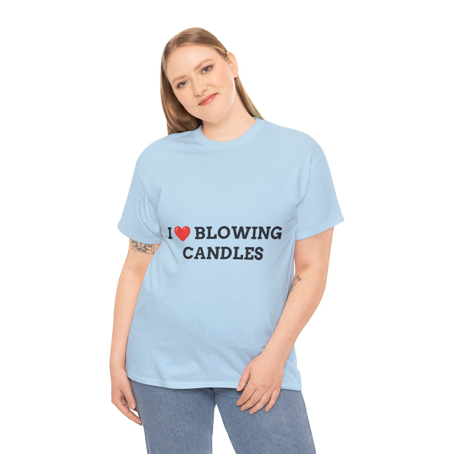 "I LOVE BLOWING CANDLES" - Unwearablez 'BLOWING CANDLES' meme Collection Unisex tee - EU EDITION