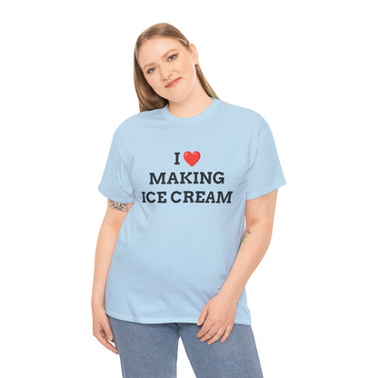 "I love Making Ice Cream" - Unwearablez 'Ice Cream' meme Collection Unisex tee