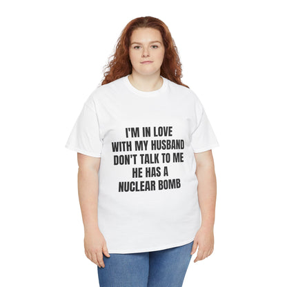 'HUSBAND/WIFE HAS A NUCLEAR BOMB' - Unwearablez couple's bundle - BLACK
