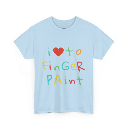 "I LOVE TO FINGER PAINT" - Unwearablez 'FINGER PAINT' meme Collection Unisex tee - EU EDITION