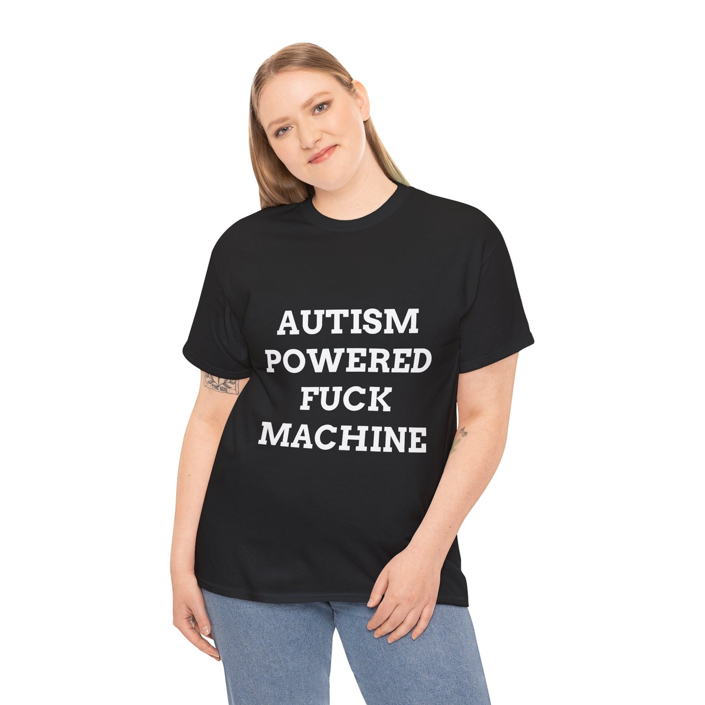 "AUTISM POWERED F*CK MACHINE" - Unwearablez 'AUTISM' meme Collection Unisex tee