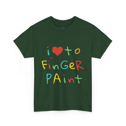 "I LOVE TO FINGER PAINT" - Unwearablez 'FINGER PAINT' meme Collection Unisex tee - EU EDITION